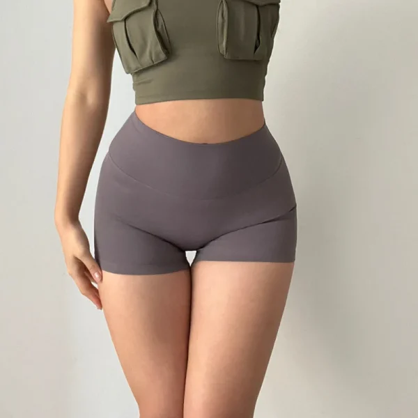 short de sport gris