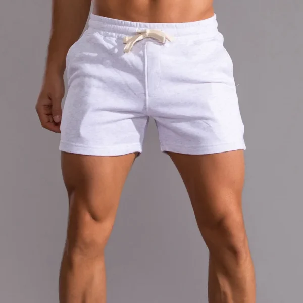 short coton blanc