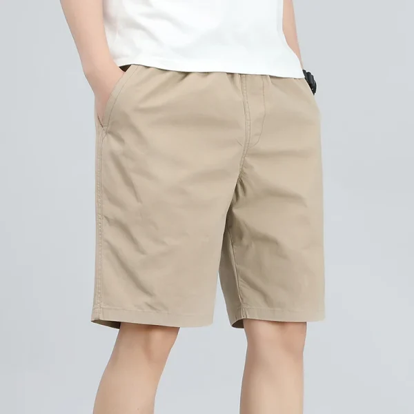 short chino coton kaki