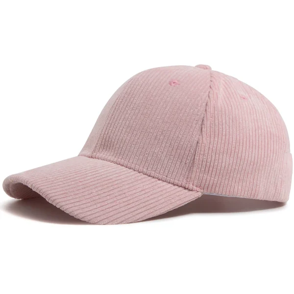 casquette rose en velours