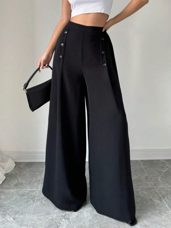 Pantalon palazzo noir