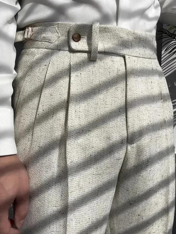 Pantalon habillé blanc